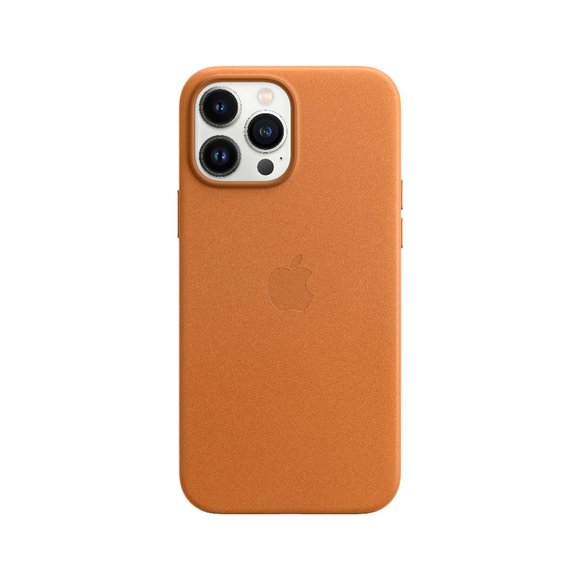iPhone 13 Pro Max Leather Case with MagSafe - Sequoia GreenActual Color:Golden B